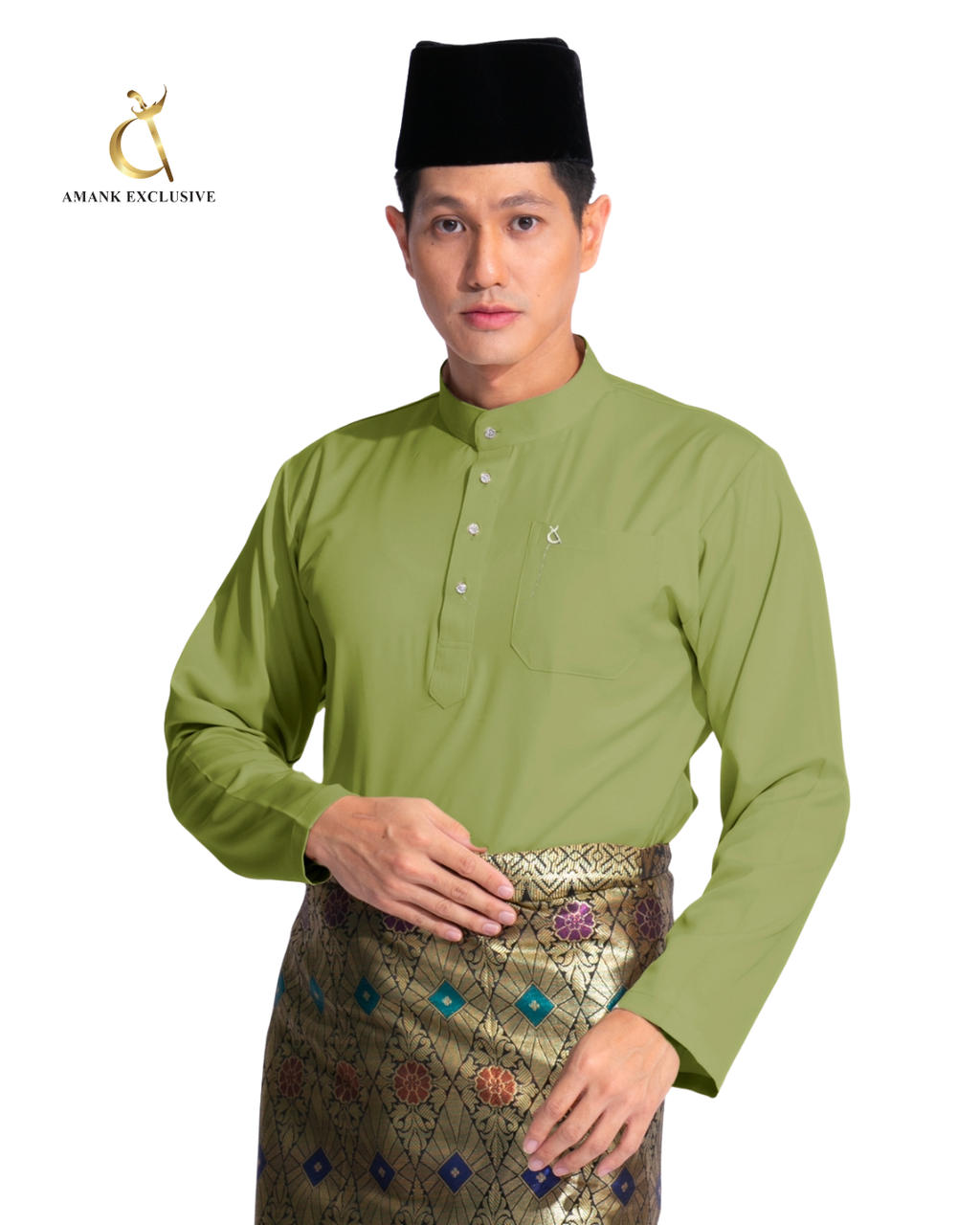 Men's Laksamana Series Cekak Musang Baju Melayu Set
