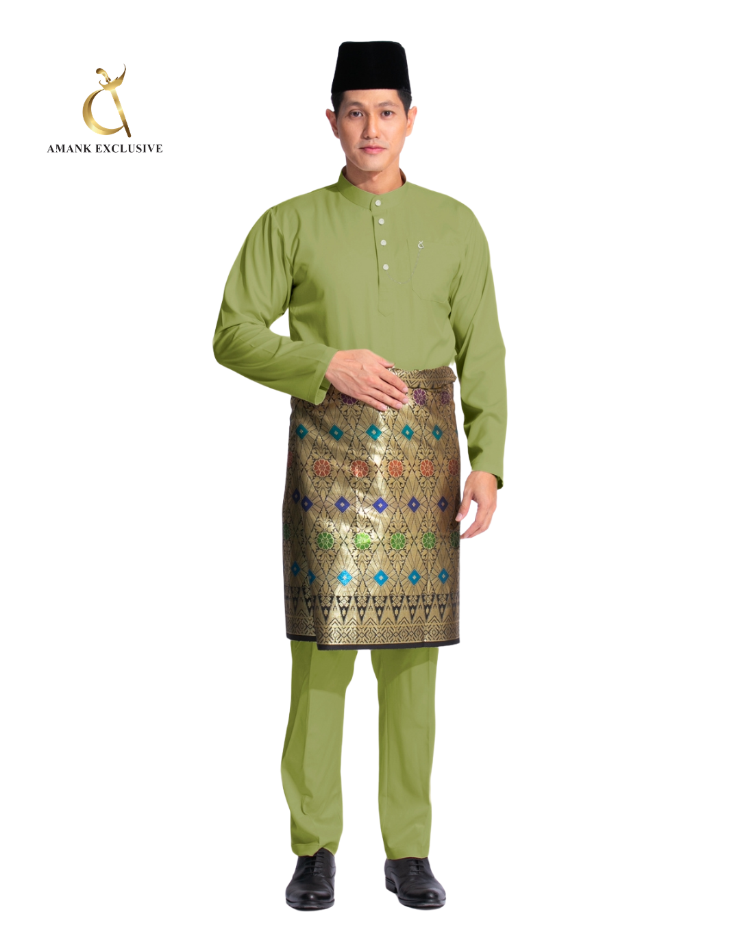 Men's Laksamana Series Cekak Musang Baju Melayu Set
