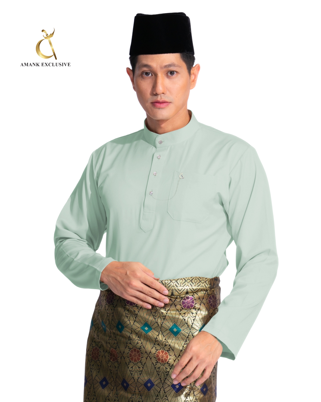 Men's Laksamana Series Cekak Musang Baju Melayu Set