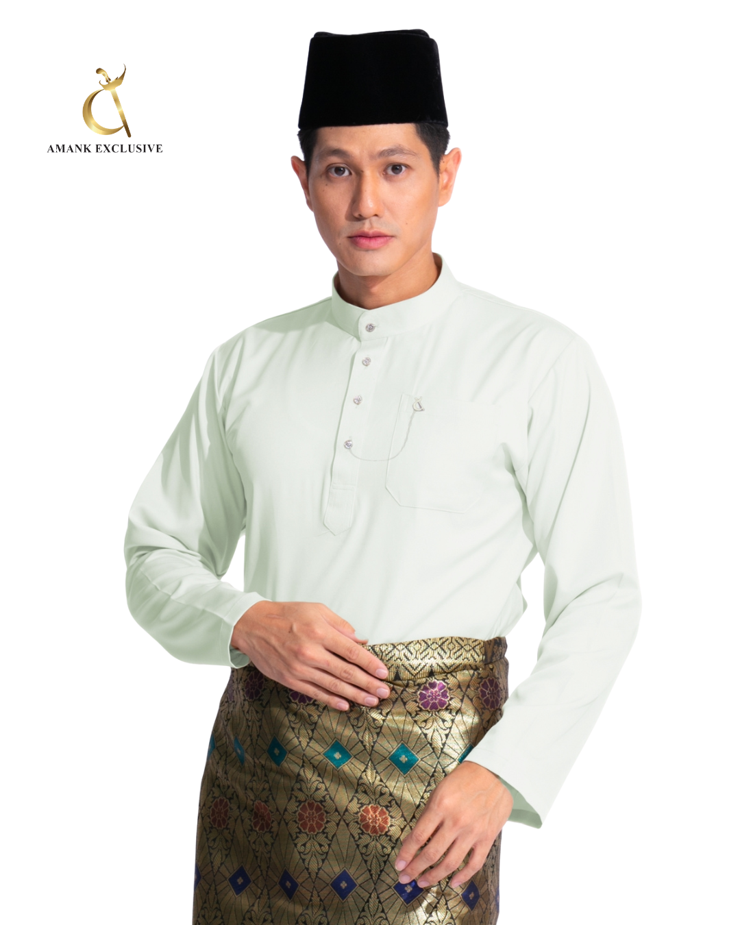 Men's Laksamana Series Cekak Musang Baju Melayu Set