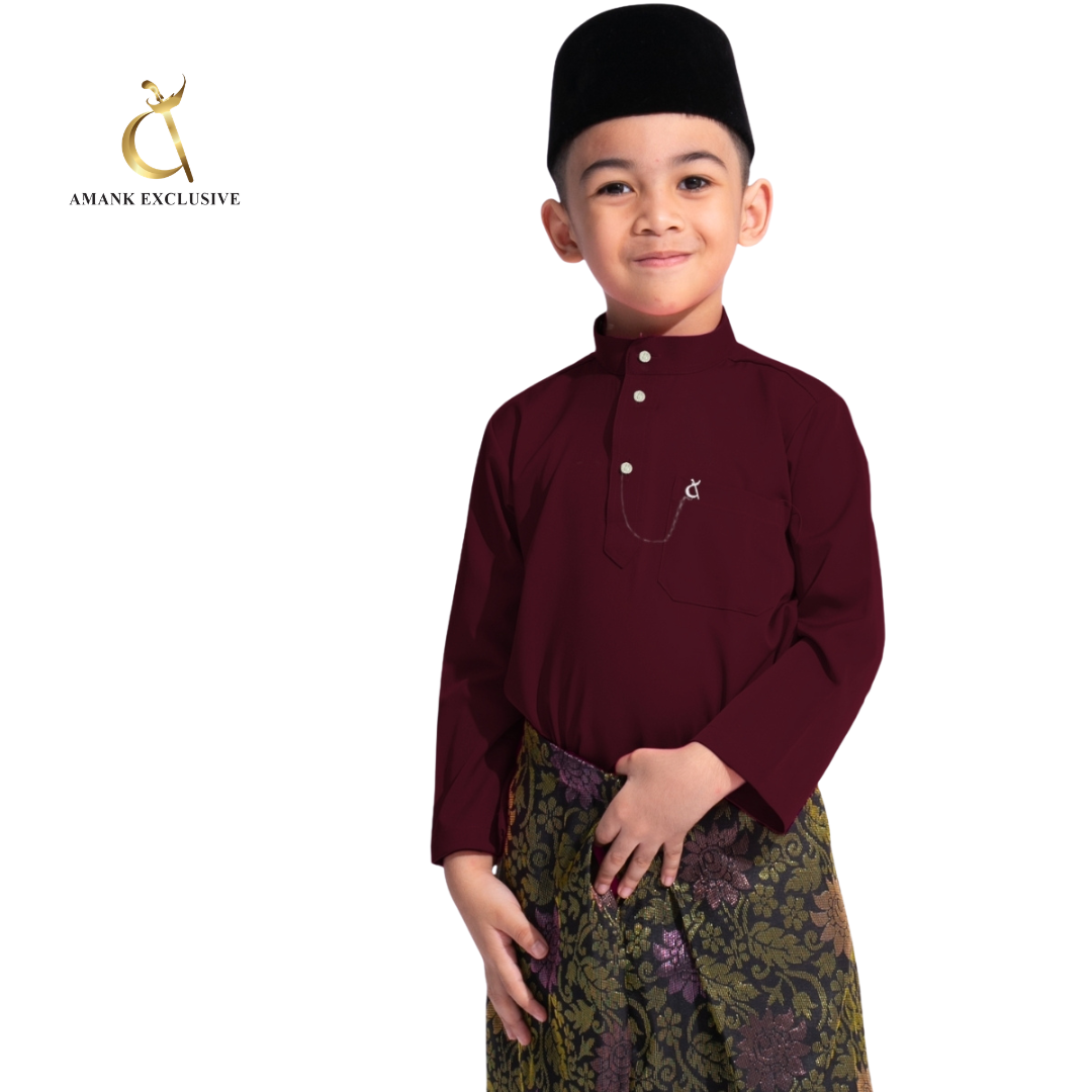 Men's Laksamana Series Cekak Musang Baju Melayu Set