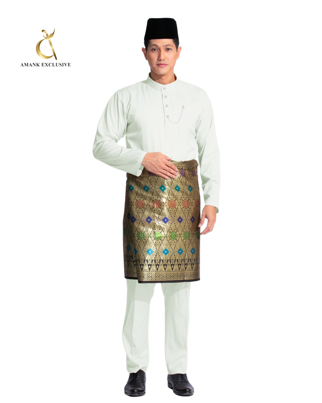 Men's Laksamana Series Cekak Musang Baju Melayu Set