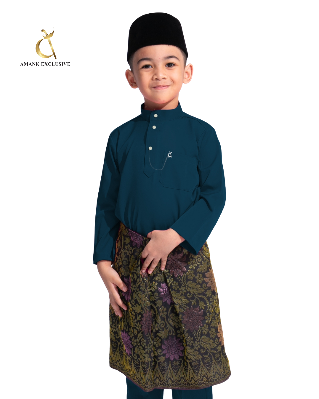 Men's Laksamana Series Cekak Musang Baju Melayu Set