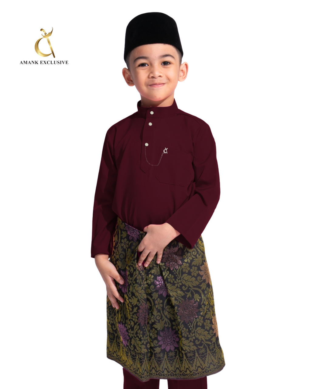 Men's Laksamana Series Cekak Musang Baju Melayu Set