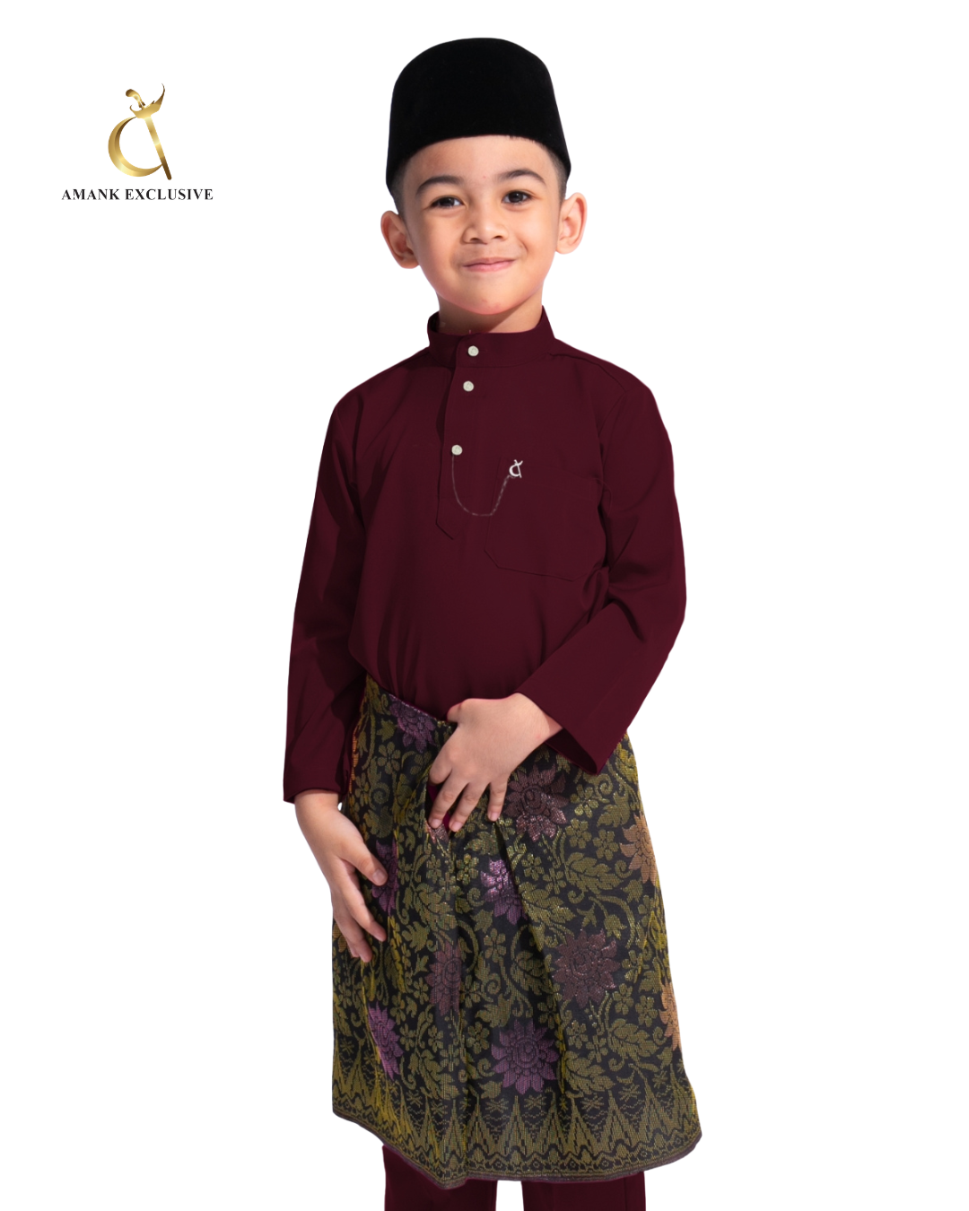 Men's Laksamana Series Cekak Musang Baju Melayu Set