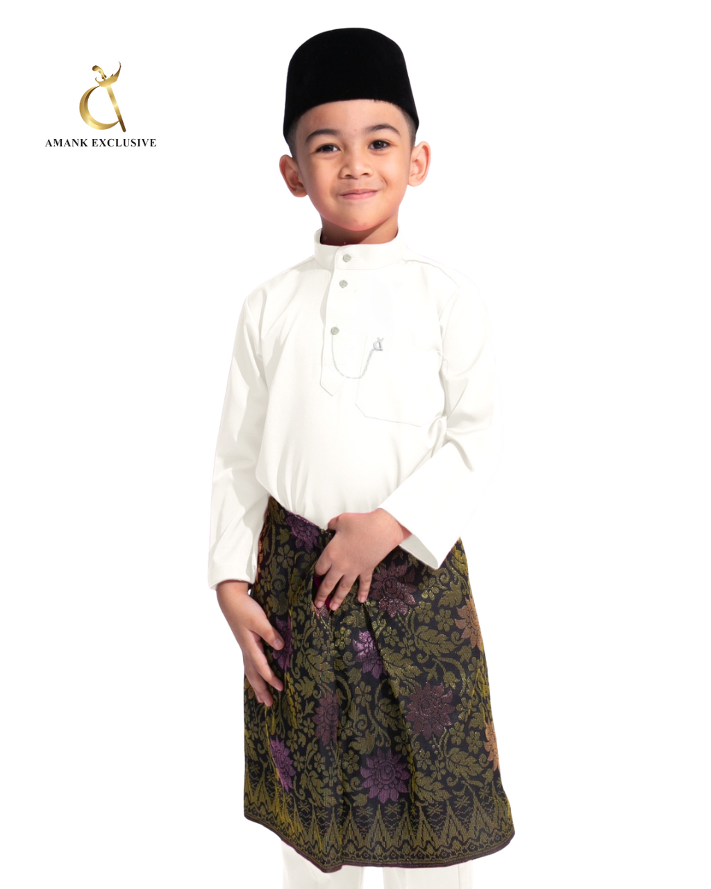 Men's Laksamana Series Cekak Musang Baju Melayu Set