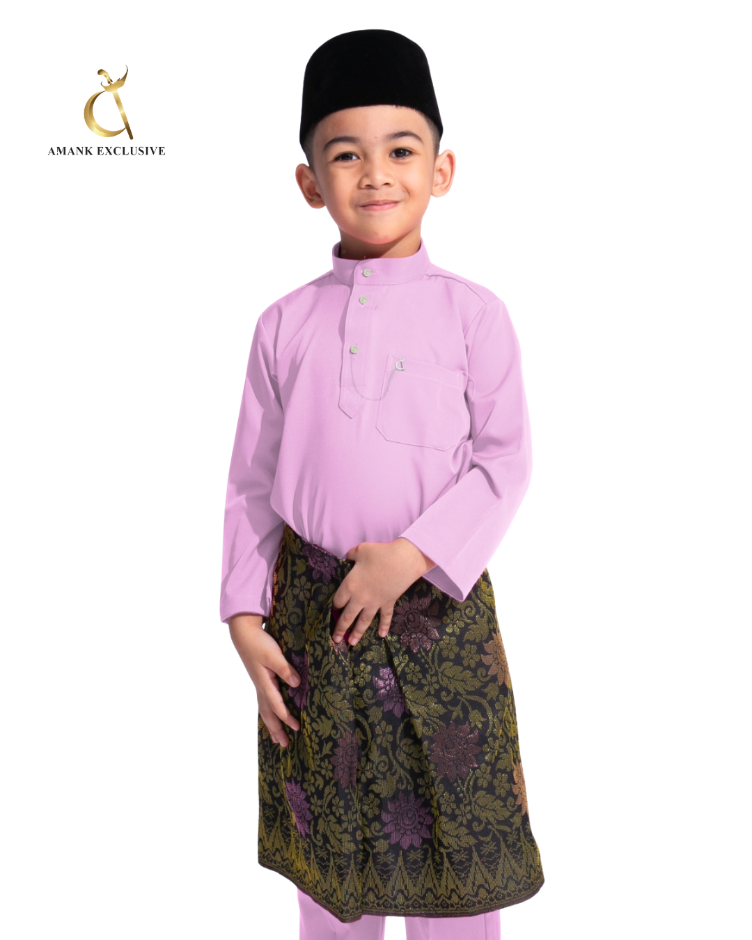 Men's Laksamana Series Cekak Musang Baju Melayu Set