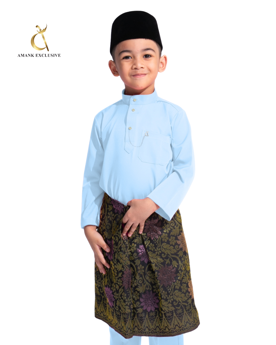 Men's Laksamana Series Cekak Musang Baju Melayu Set