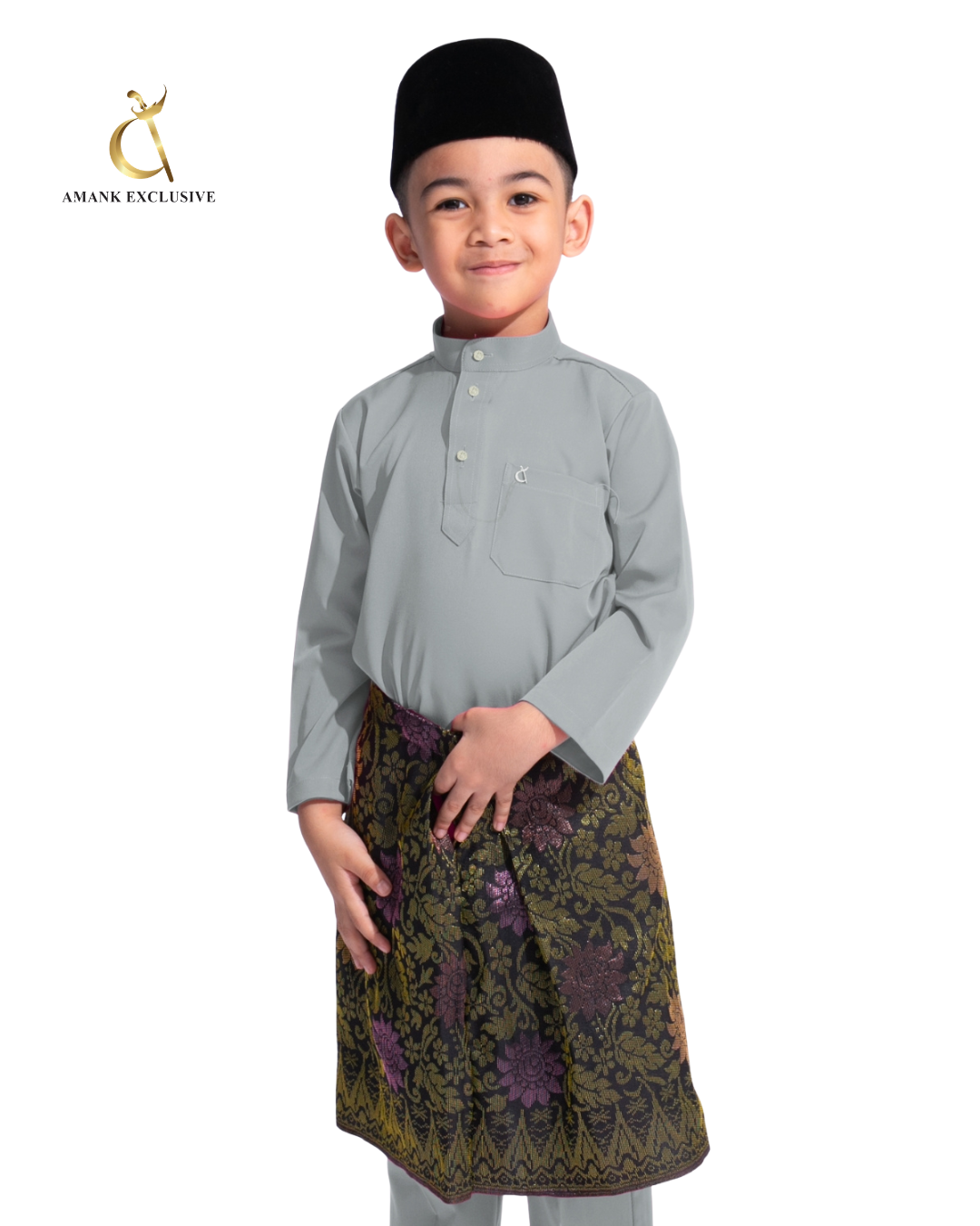 Men's Laksamana Series Cekak Musang Baju Melayu Set