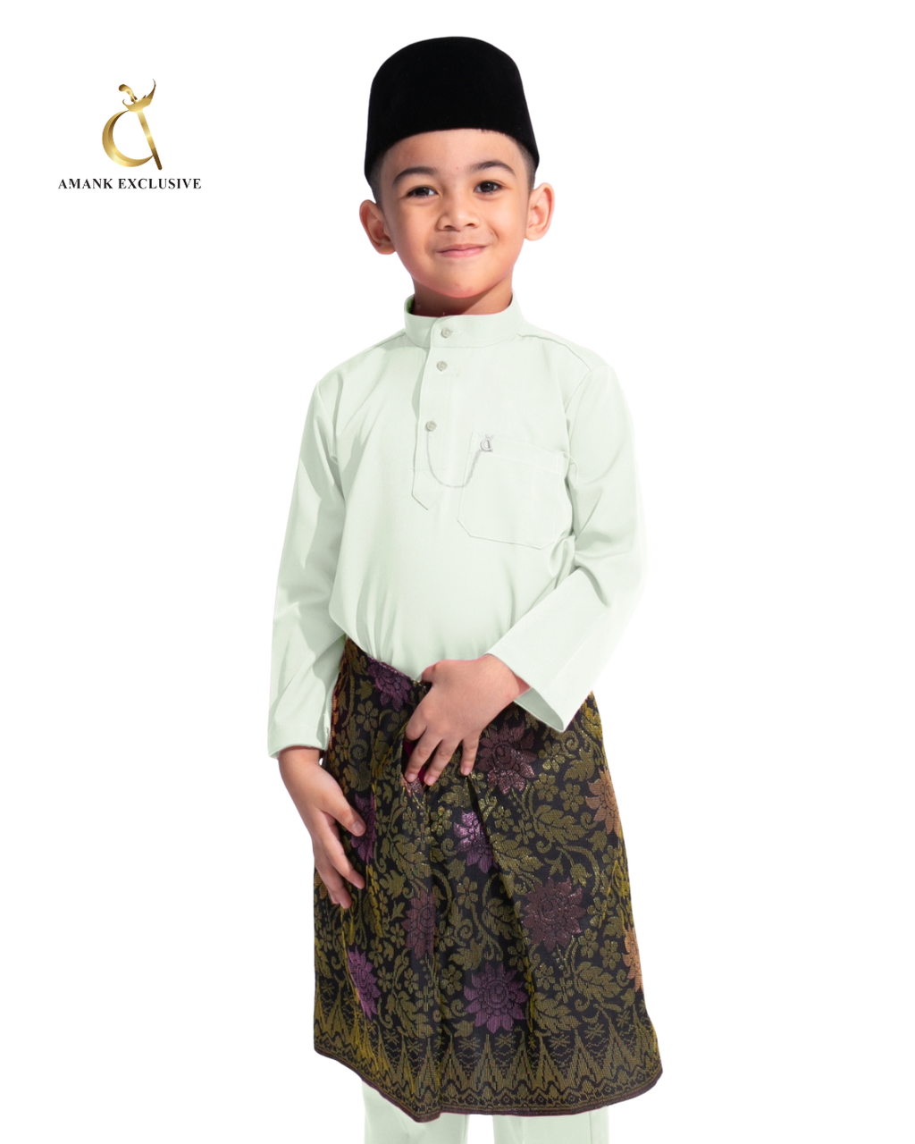 Men's Laksamana Series Cekak Musang Baju Melayu Set