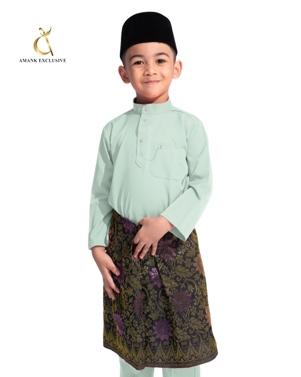 Men's Laksamana Series Cekak Musang Baju Melayu Set