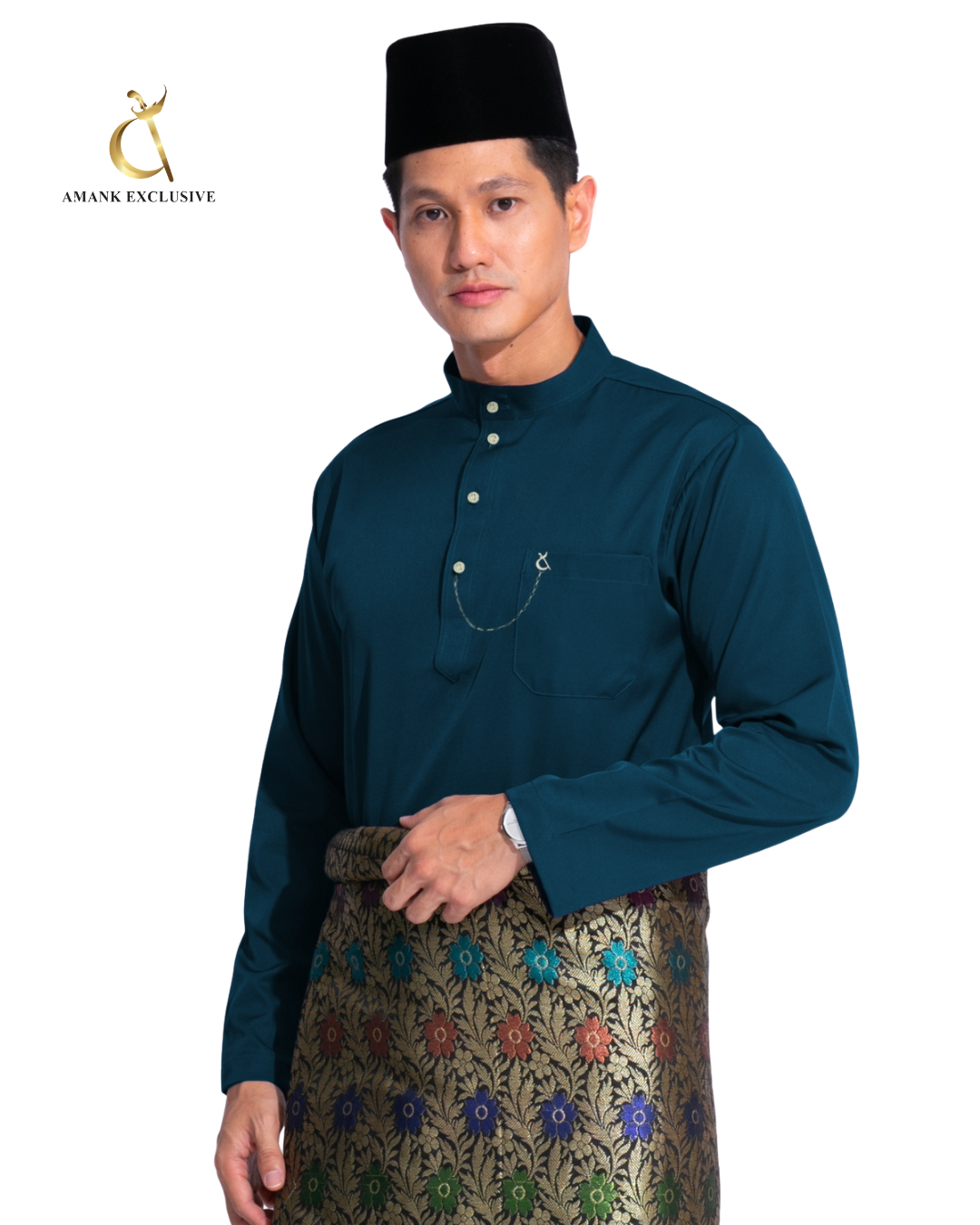 Men's Laksamana Series Cekak Musang Baju Melayu Set