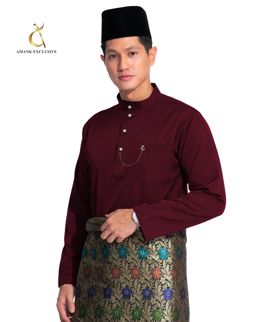 Men's Laksamana Series Cekak Musang Baju Melayu Set