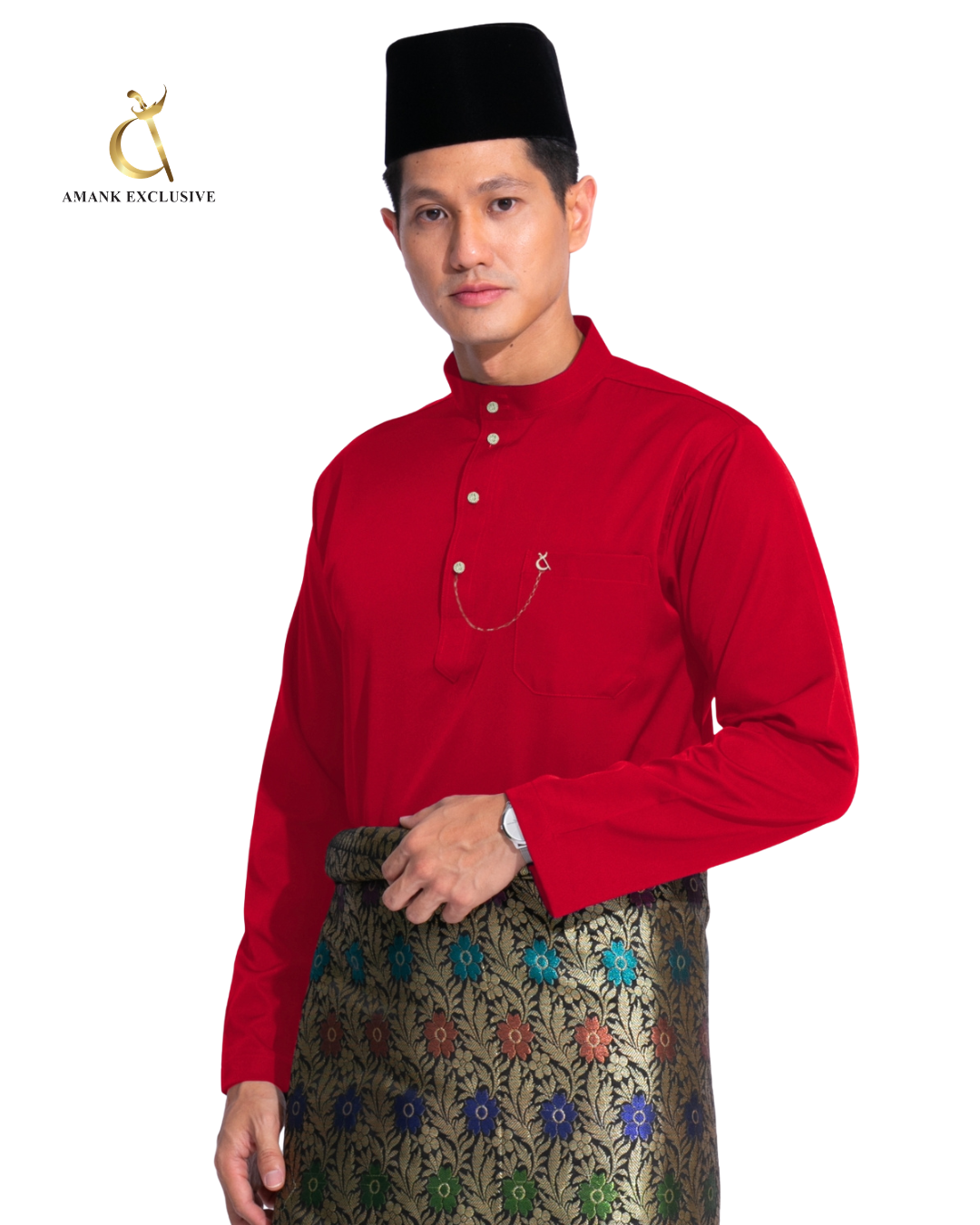 Men's Laksamana Series Cekak Musang Baju Melayu Set