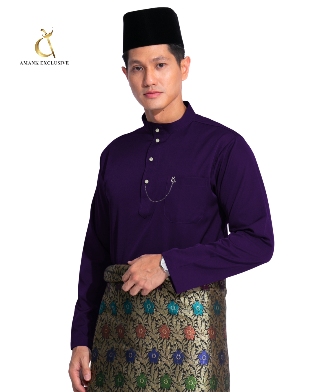 Men's Laksamana Series Cekak Musang Baju Melayu Set