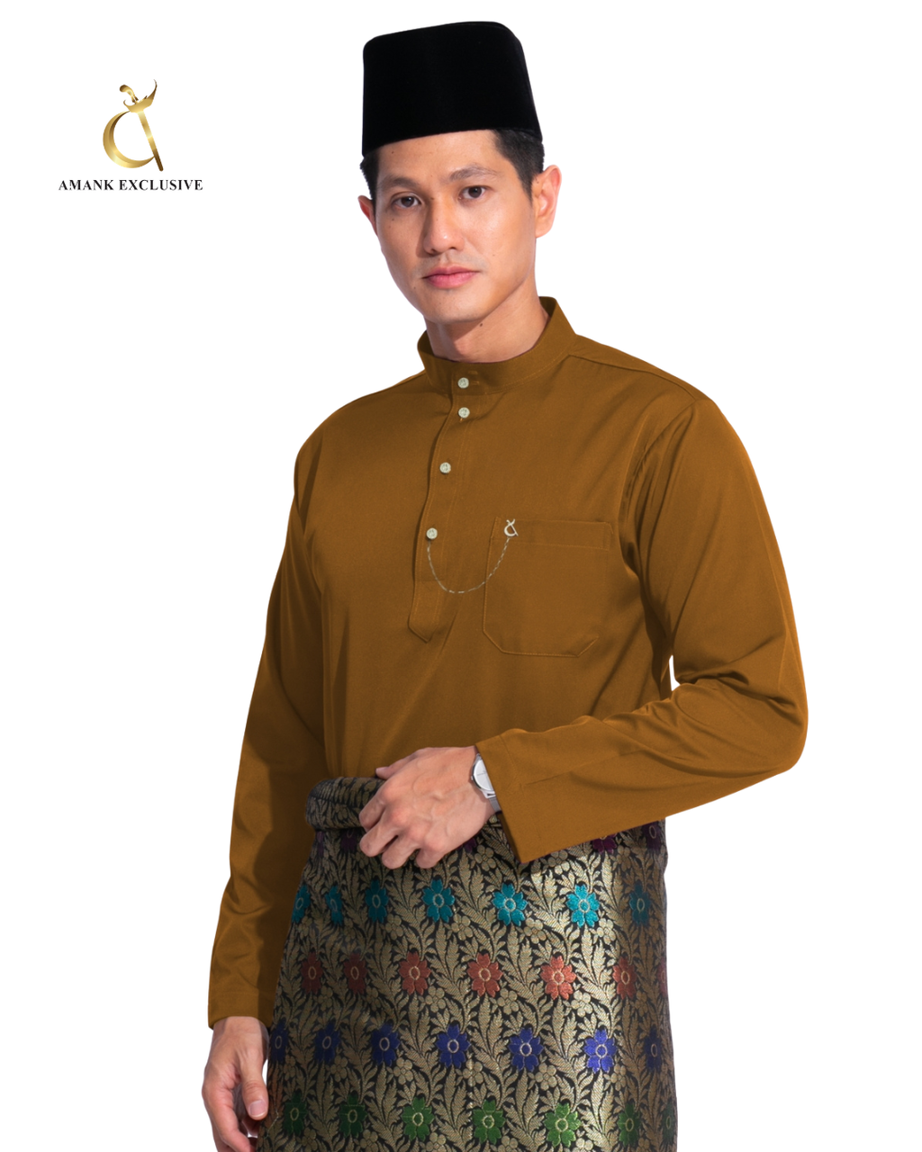 Men's Laksamana Series Cekak Musang Baju Melayu Set
