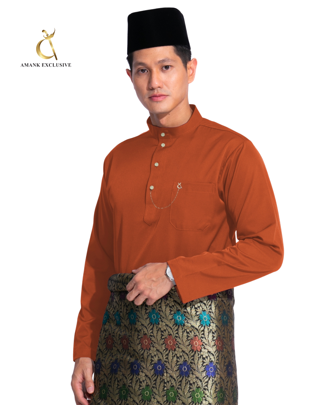 Men's Laksamana Series Cekak Musang Baju Melayu Set