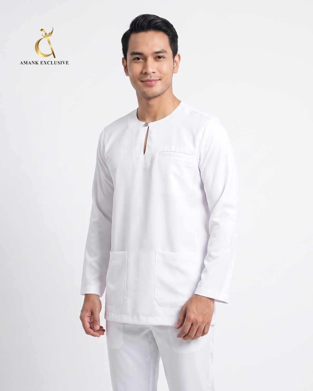 Men's Baju Melayu Teluk Belanga Set
