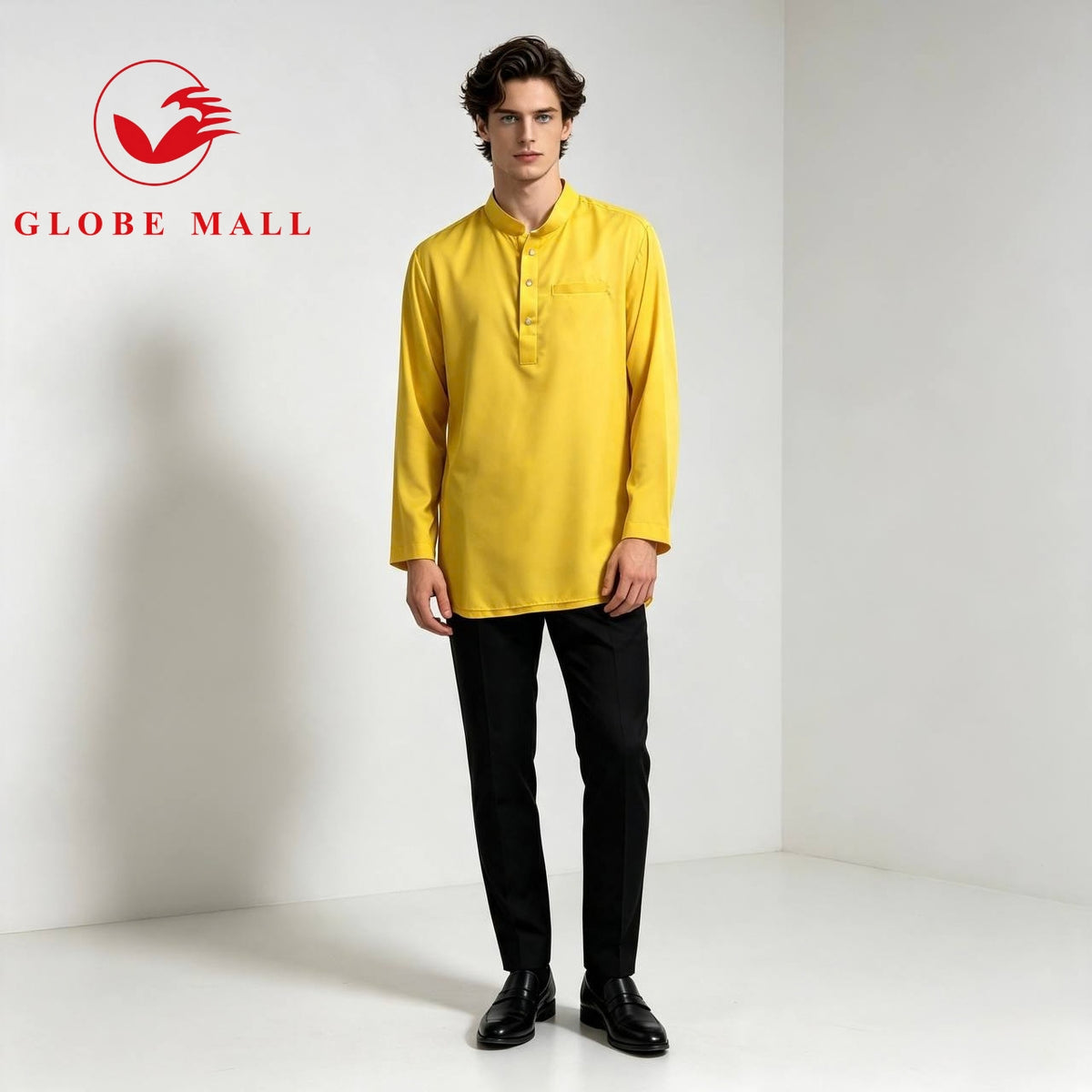 Men’s Classic Minimalist Long Sleeve Kurta
