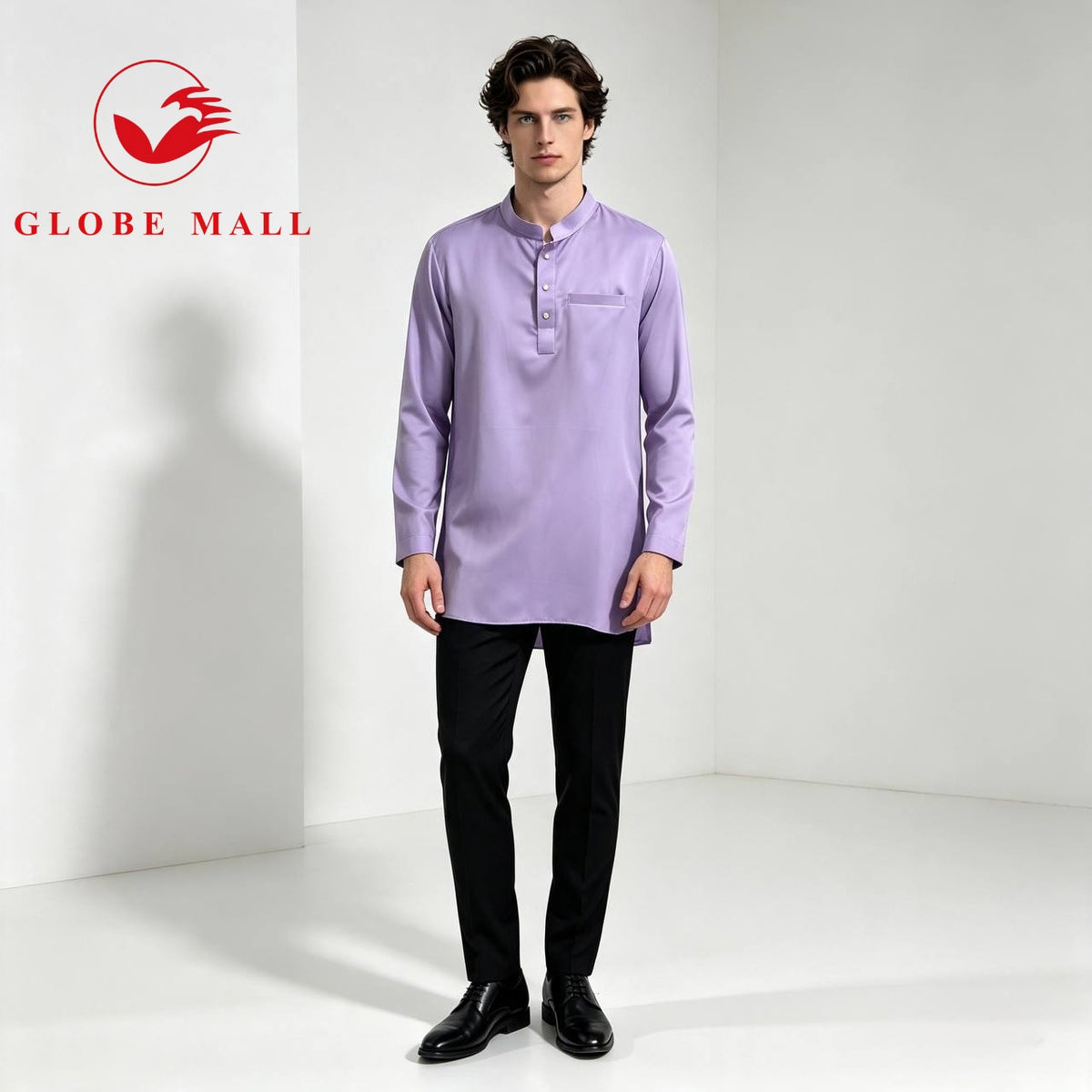 Men’s Classic Minimalist Long Sleeve Kurta