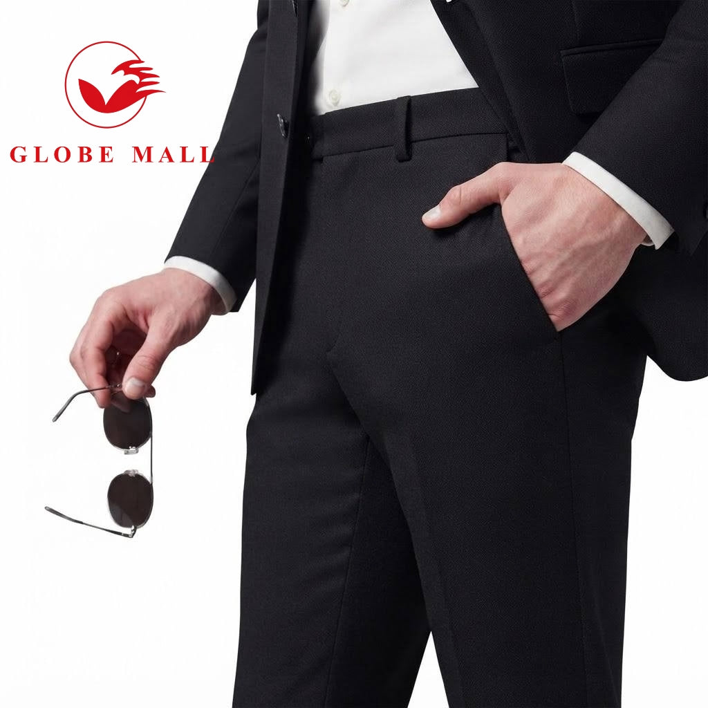 Men’s Tailored Classic Black Formal Blazer