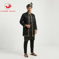 Men’s Traditional Songket Trim Baju Layang Outerwear Jacket
