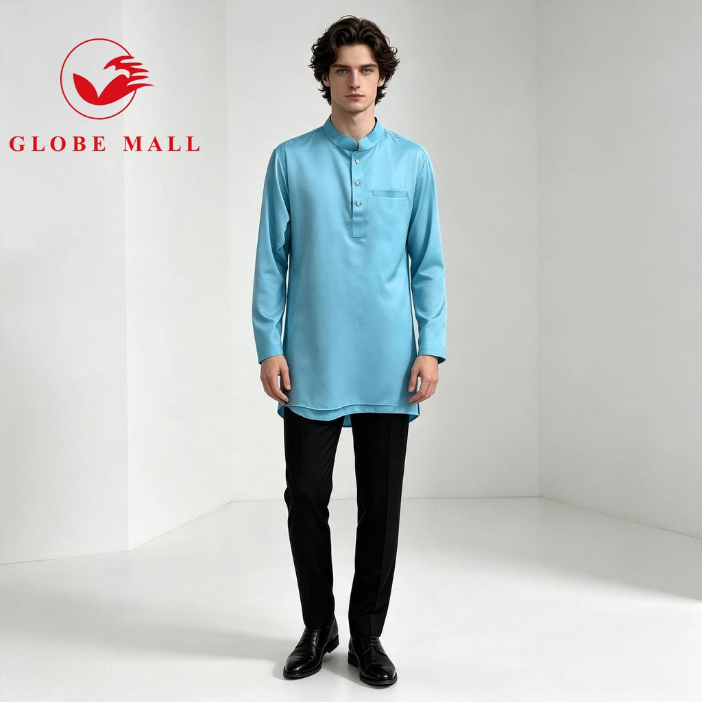 Men’s Classic Minimalist Long Sleeve Kurta