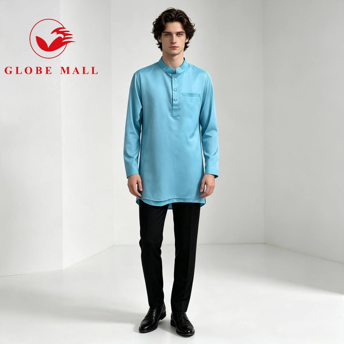 Men’s Classic Minimalist Long Sleeve Kurta