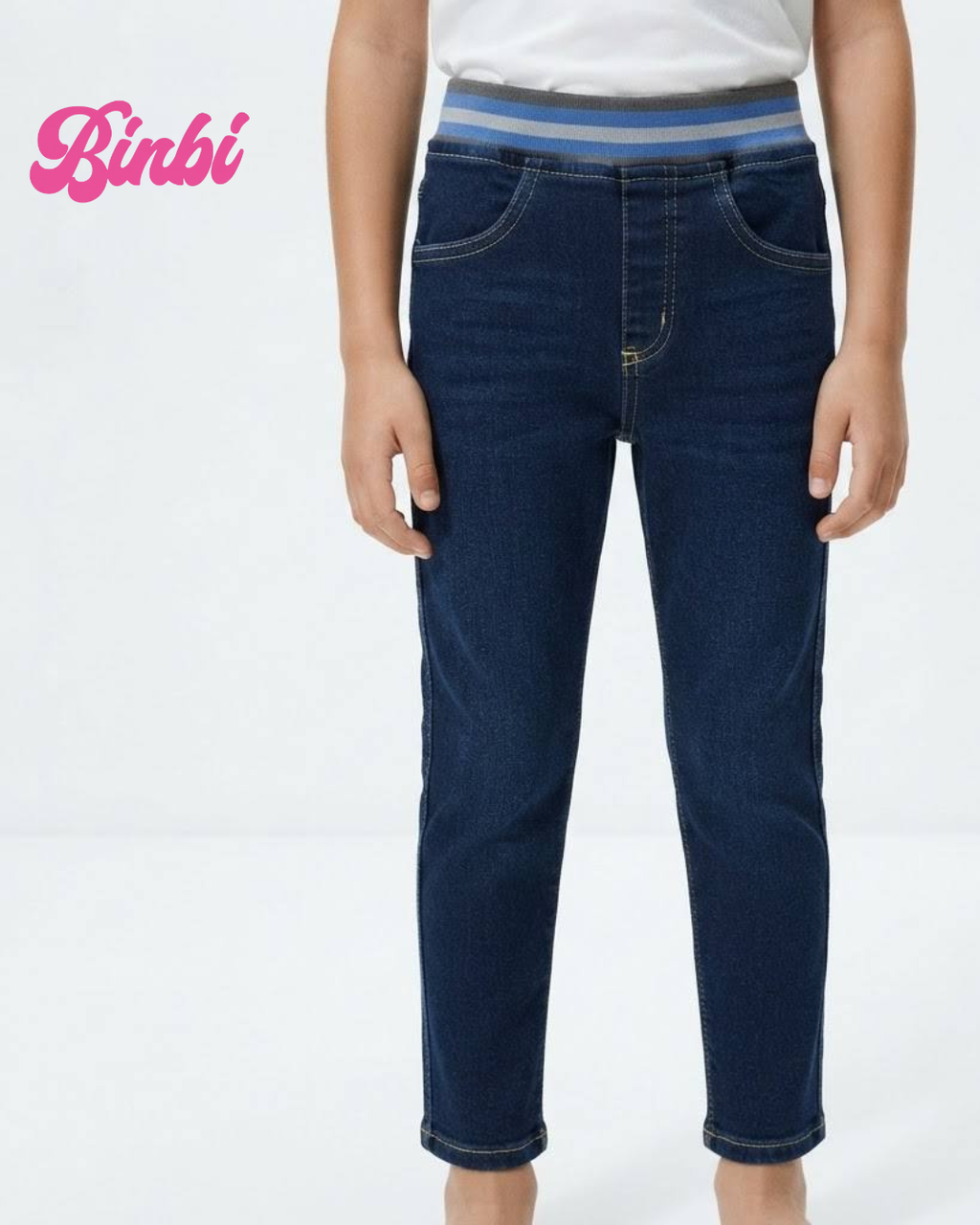 Kids' Elastic Waist Long Pants