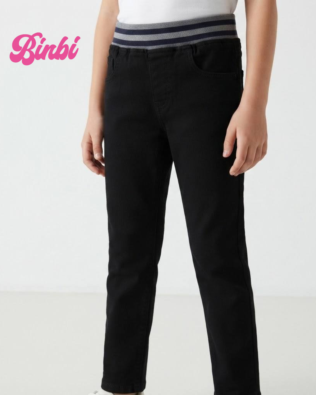 Kids' Elastic Waist Long Pants