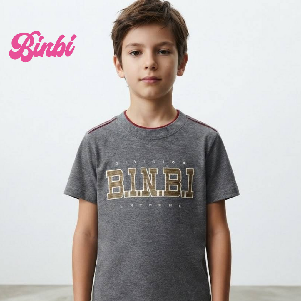 Boys' Short Sleeve Graphic T-Shirt BINBI Division Extreme