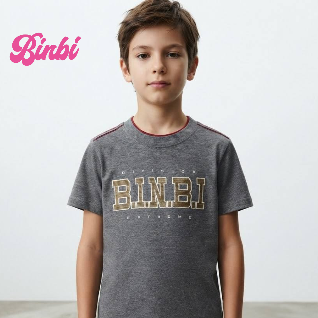 Boys' Short Sleeve Graphic T-Shirt BINBI Division Extreme