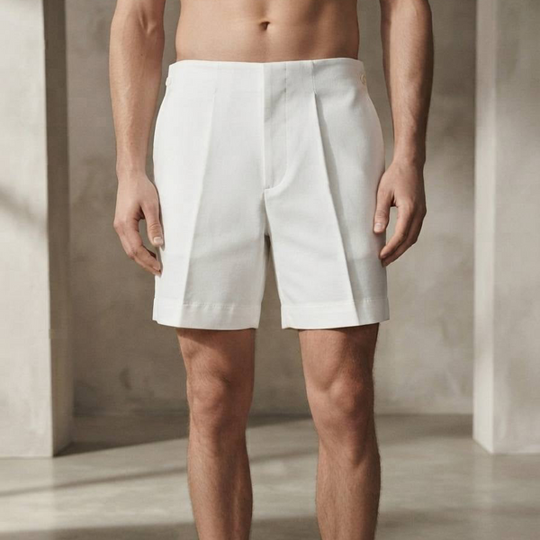 Men's Tailored Pleated Shorts