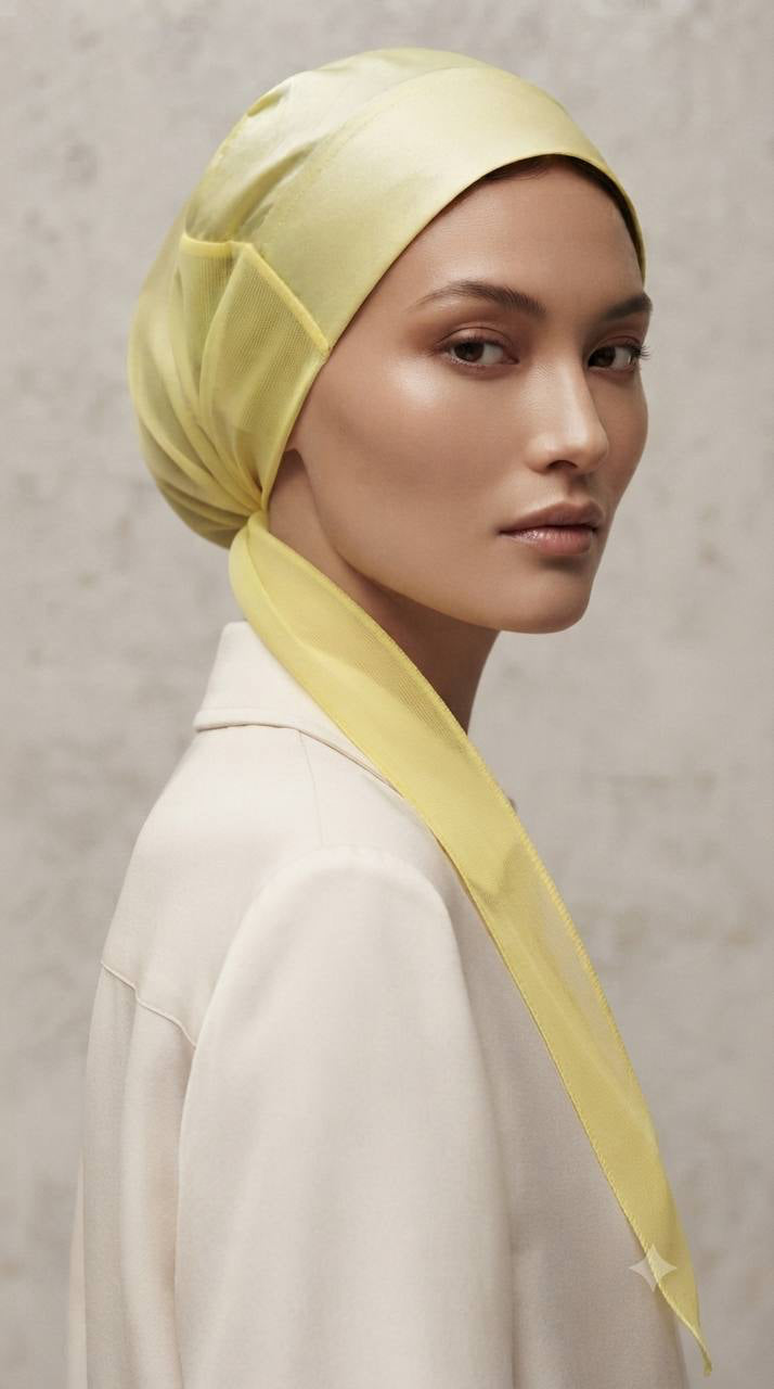 Women's Satin Tie-Back Turban Scarf