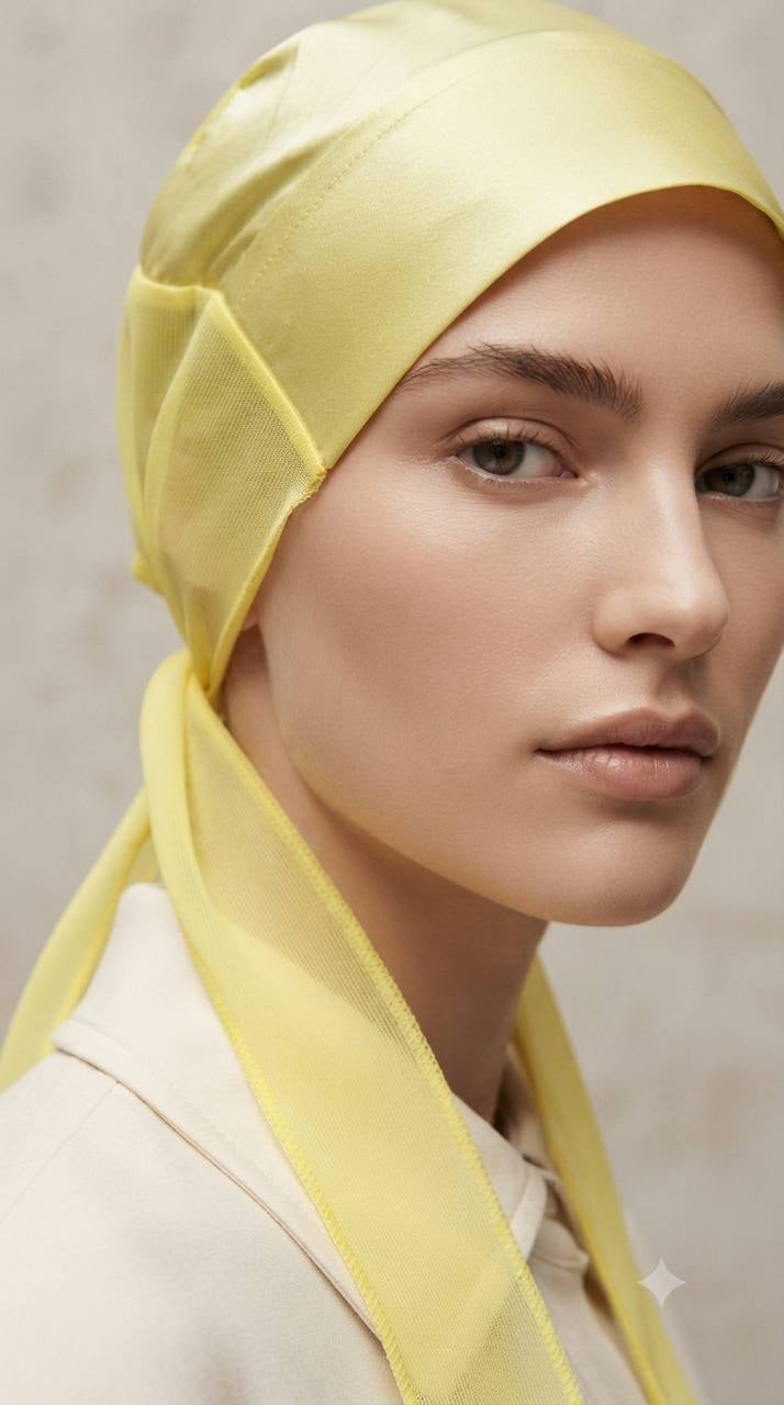 Women's Satin Tie-Back Turban Scarf