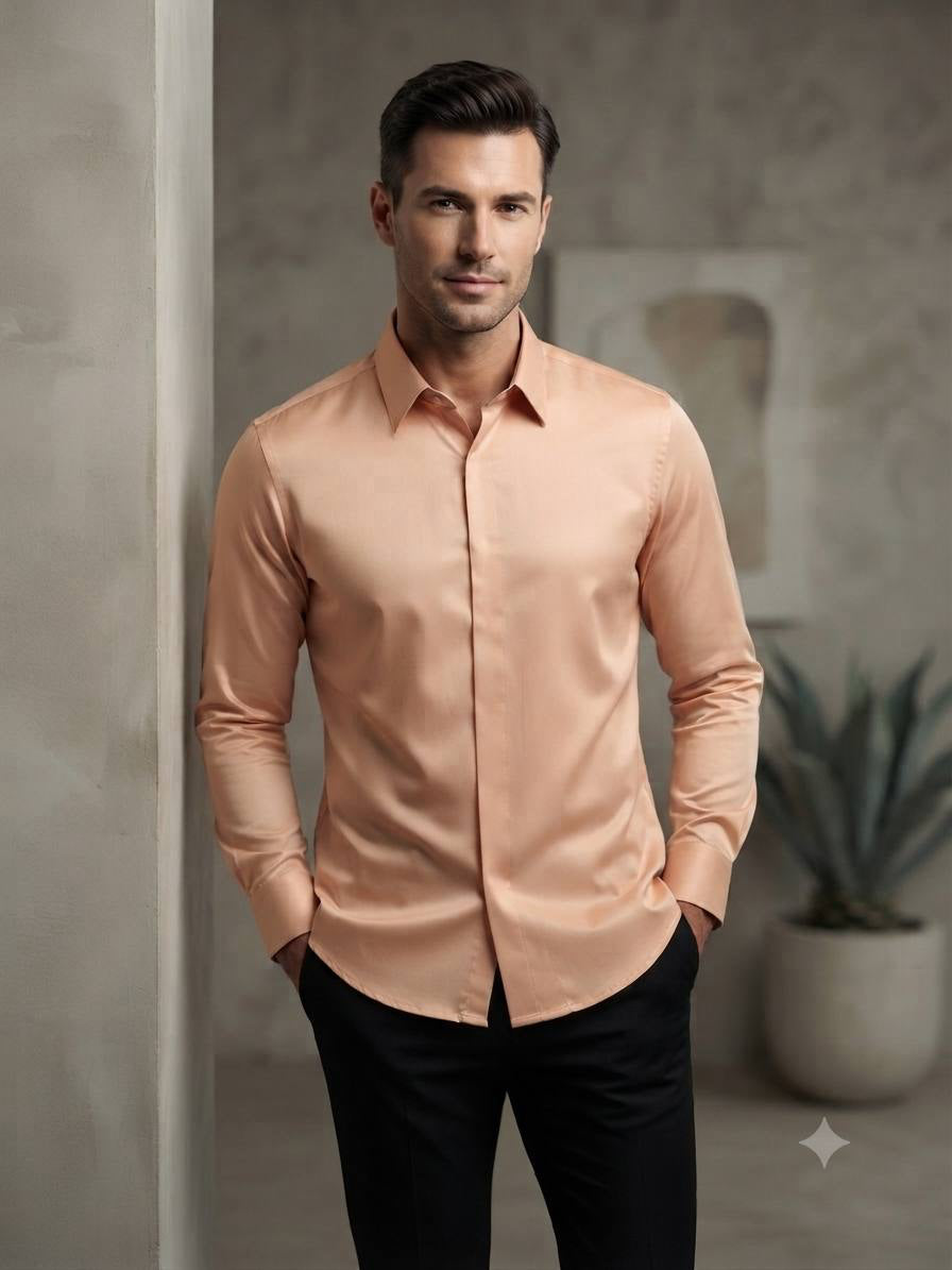 Men's Long Sleeve Button-Down Oxford Shirt