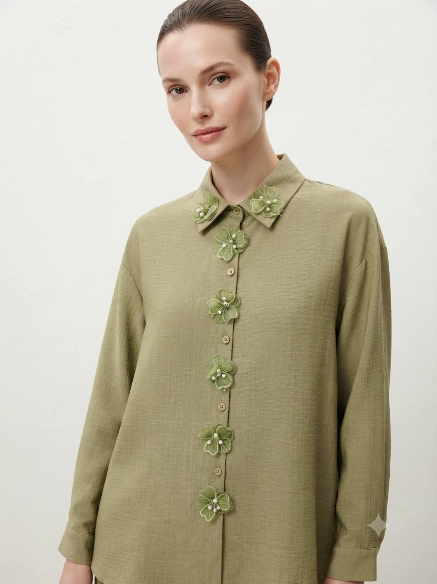 Artisanal Palette Watercolor Blouse