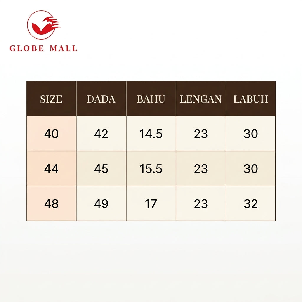 Oriental Button Long Sleeve Muslimah Blouse