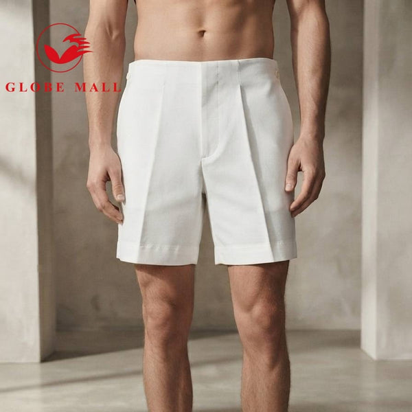Men's Tailored Pleated Shorts