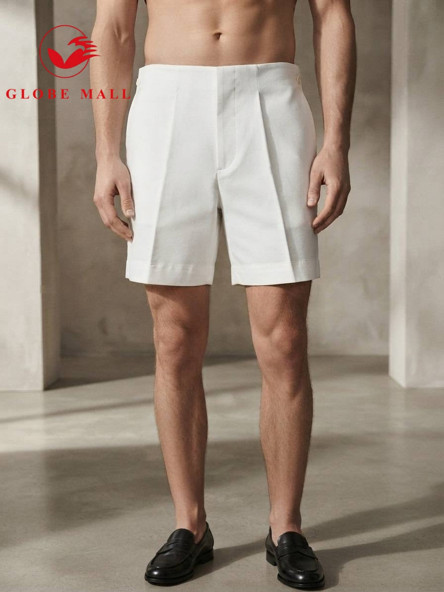 Men's Tailored Pleated Shorts