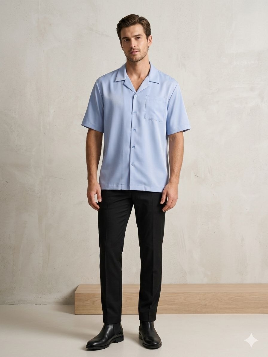 Zenith Mandarin-Collar Shirt