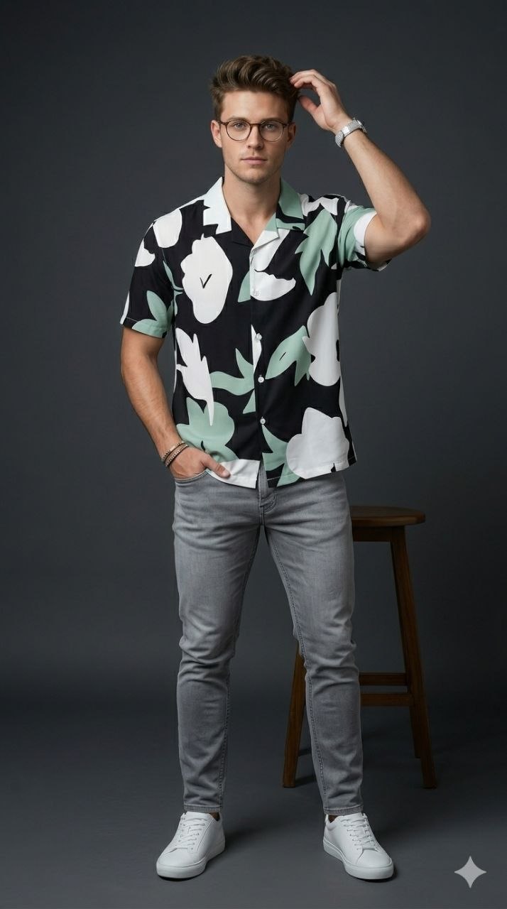 Riviera Abstract Resort Shirt