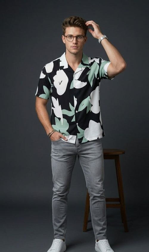 Riviera Abstract Resort Shirt