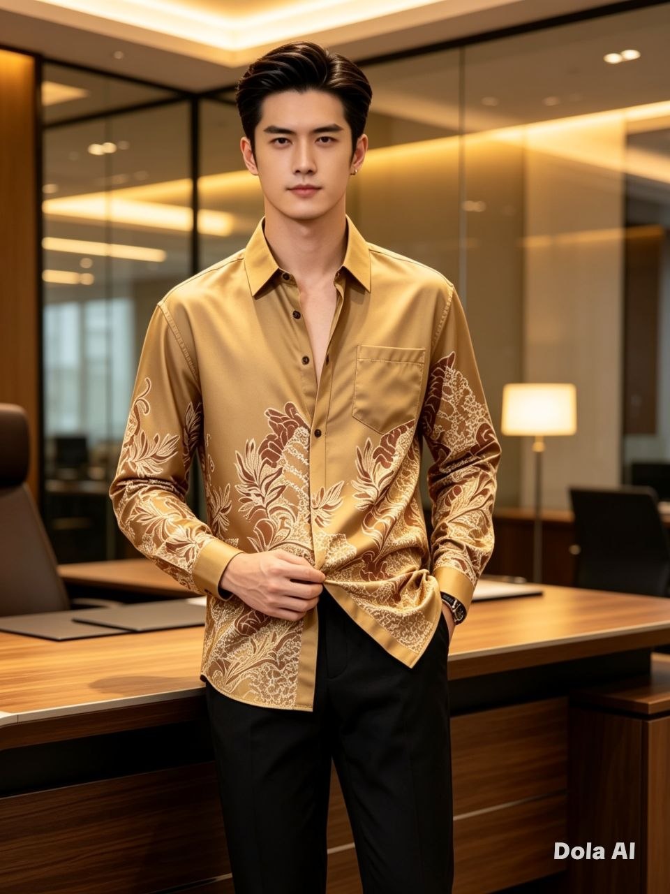 Maharaja Luxe Embroidered Shirt