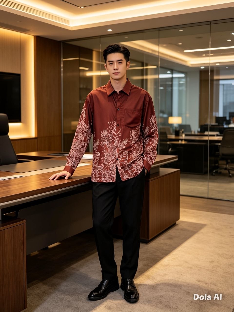 Maharaja Luxe Embroidered Shirt
