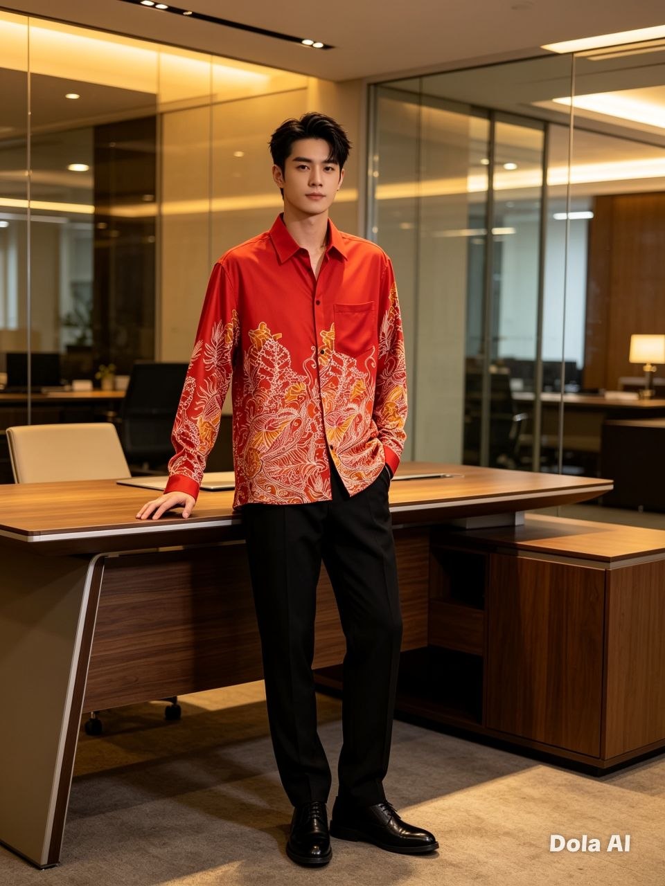 Maharaja Luxe Embroidered Shirt