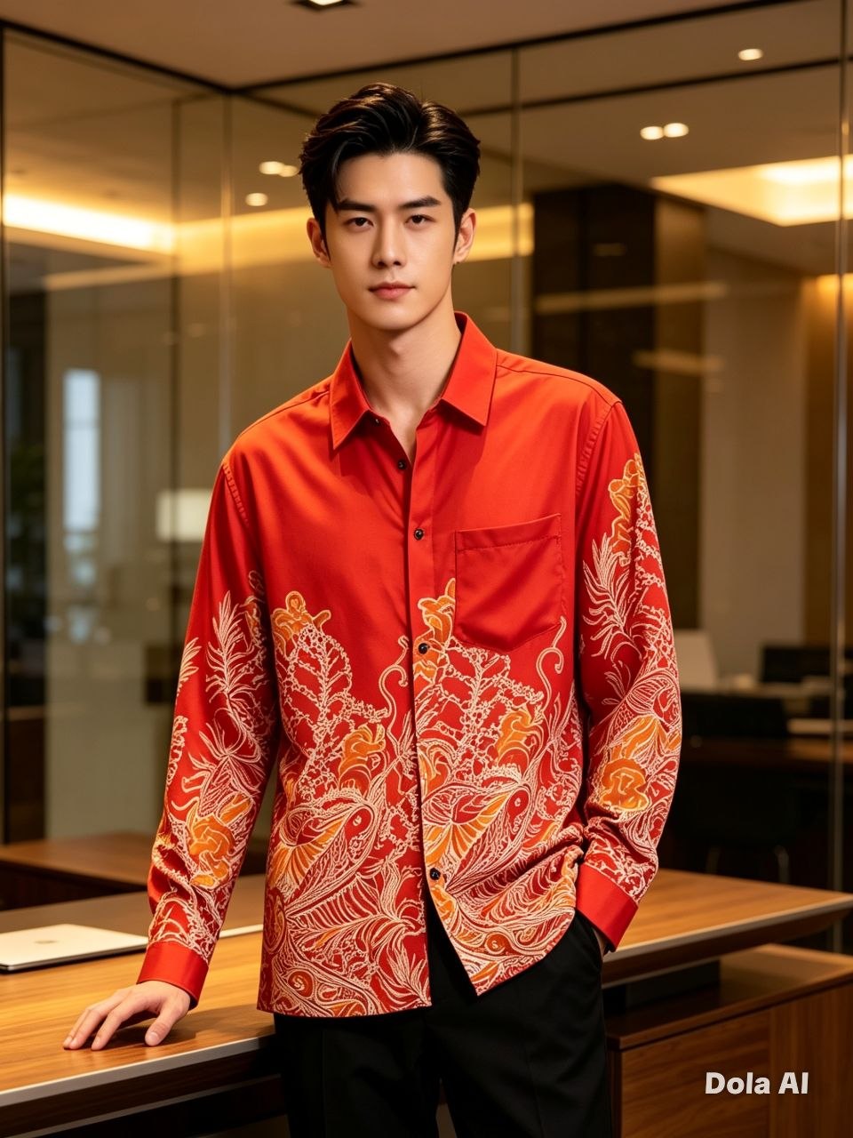 Maharaja Luxe Embroidered Shirt