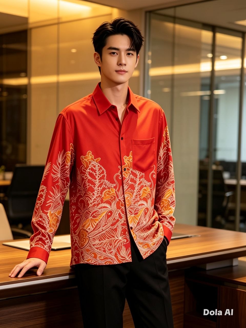 Maharaja Luxe Embroidered Shirt