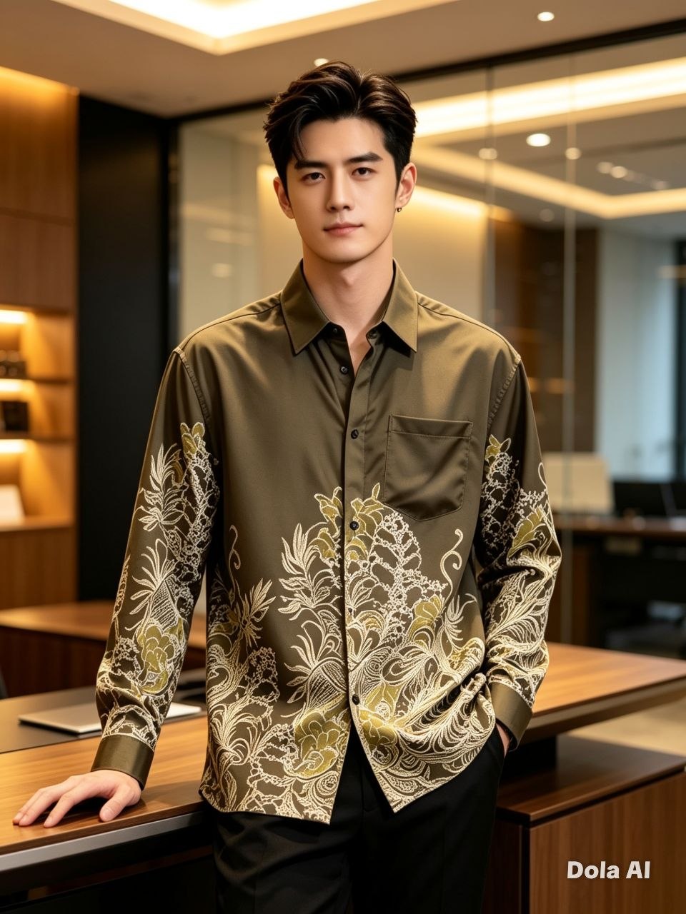 Maharaja Luxe Embroidered Shirt