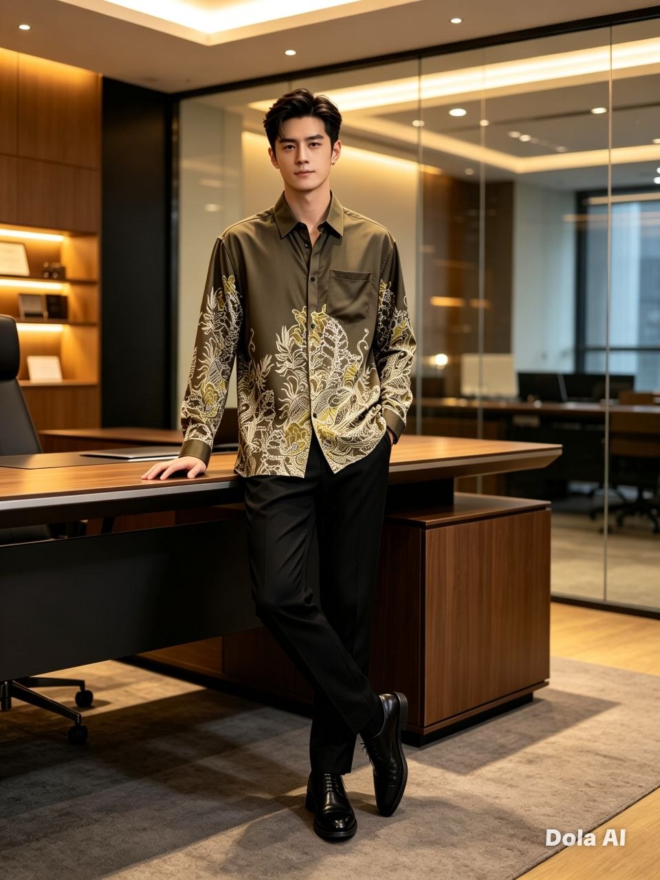 Maharaja Luxe Embroidered Shirt